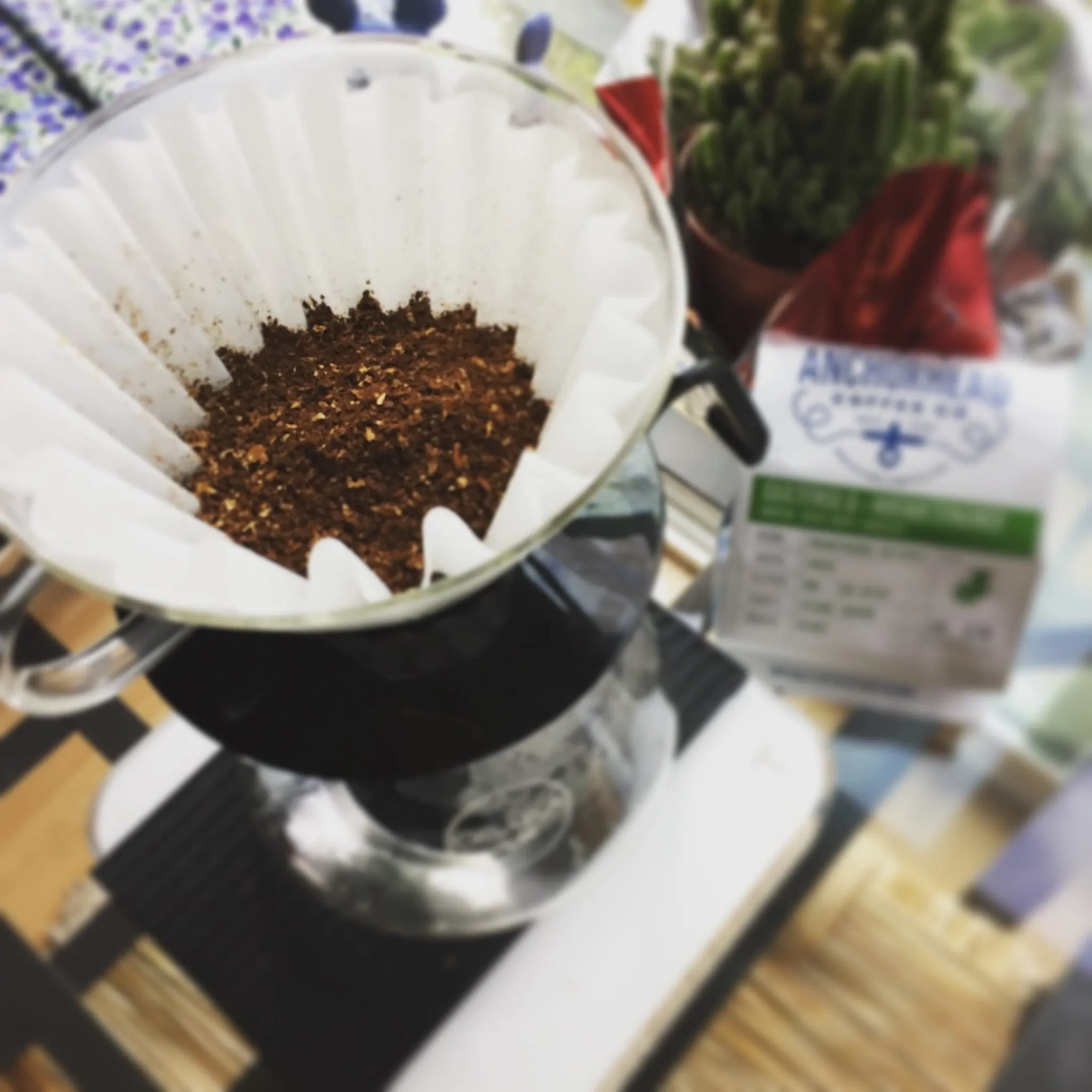 Kalita Wave Brewing on an Acaia Scale